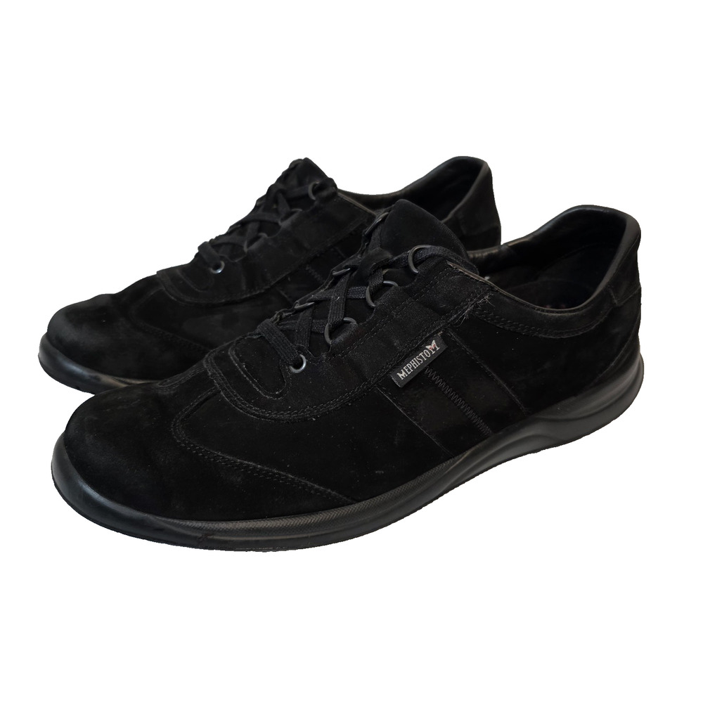 Mephisto Air Jet Valentina Womens 9.5 Leather Suede Casual Lace Up Comfort Shoe